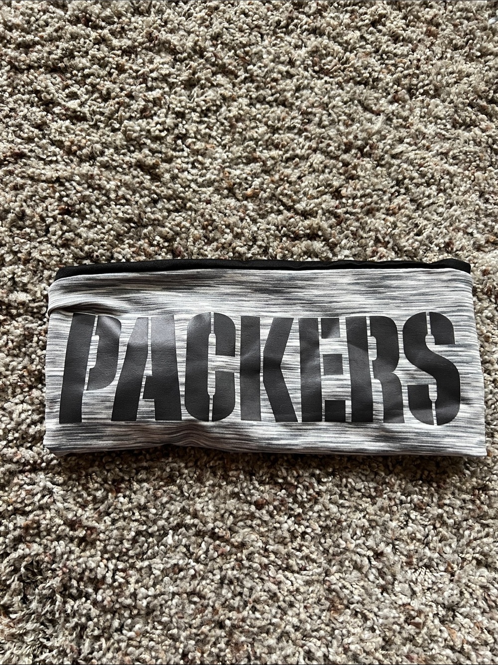 PACKERS Grey Logo Stretch Headband